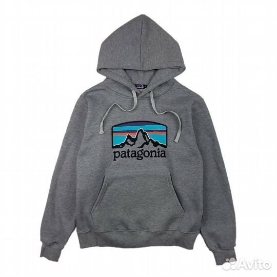 Худи Patagonia серое