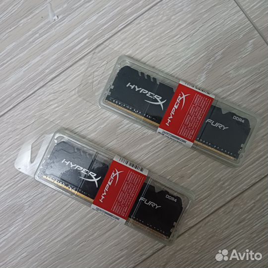 Оперативная память Kingston HyperX fury DDR4 RGB
