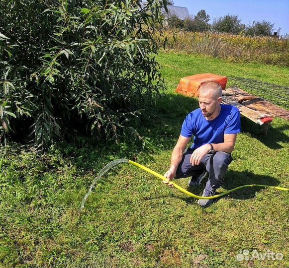 Бурение скважин ручным способом без заезда техники