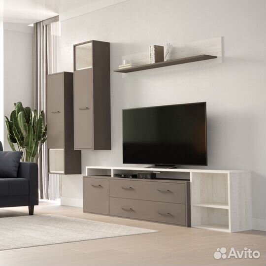 Тв-тумба Кеге-951rm слоновая кость под тв телевизо