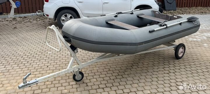 Лодка пвх Фрегат 300ек(надувная) с прицепом