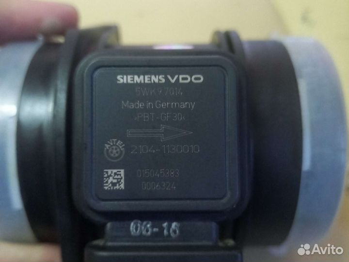 Датчик массового расхода воздуха ваз