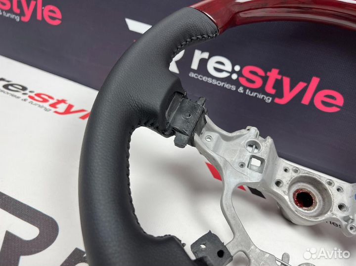 Руль Toyota Camry 50 11-14г Дерево косточка S2250