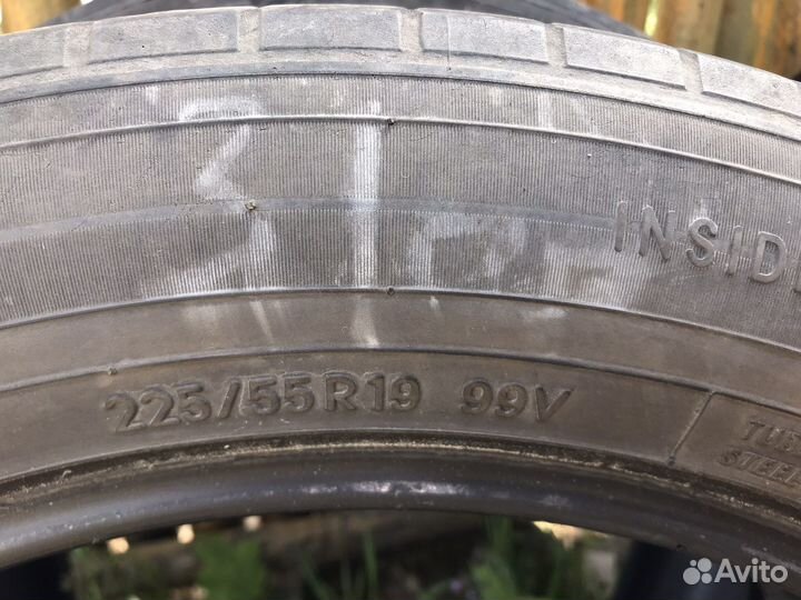 R19 Toyo Proxes R36 225/55, PCD 0x100 DIA 40