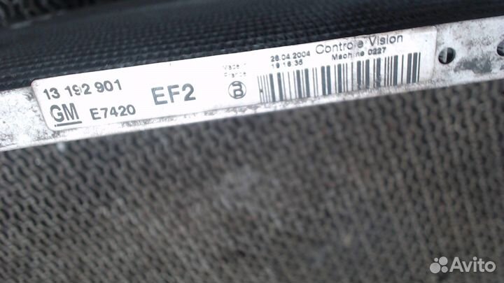Радиатор кондиционера Opel Astra G, 2004