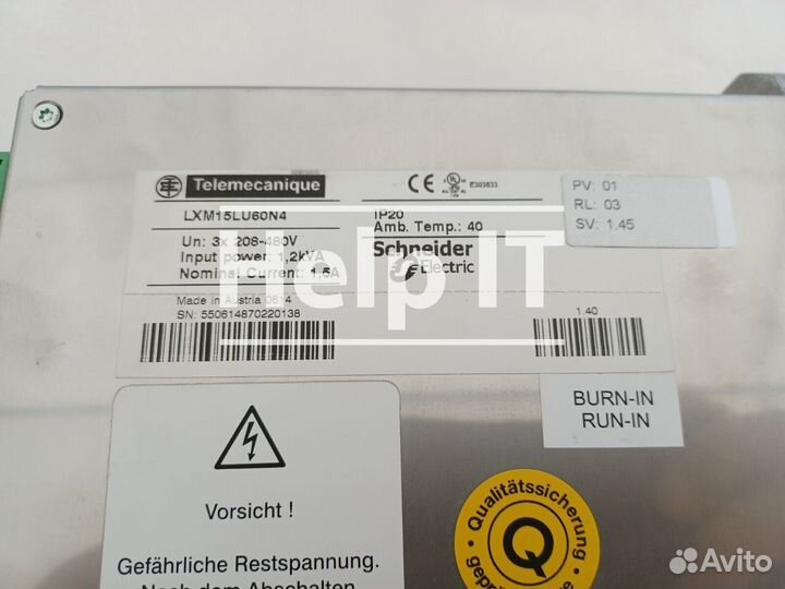 Сервопривод Schneider Electric LXM15LU60N4