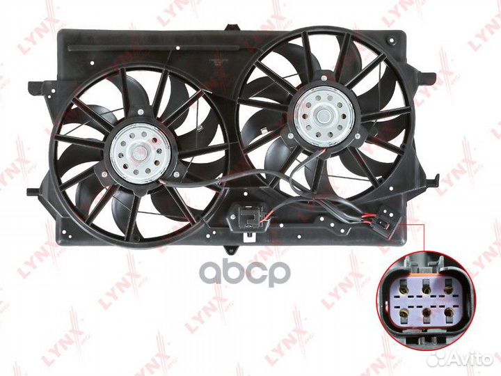 Вентилятор радиатора с кожухом LCV ford Focus I