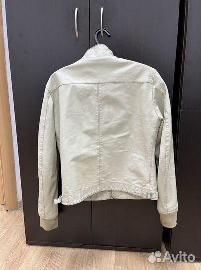 C.p. Company biker jacket кожаная куртка