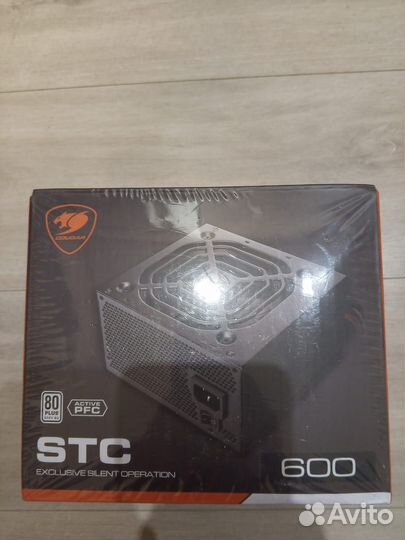 Блок питания для пк 600 w cougar STC 600 80 plus