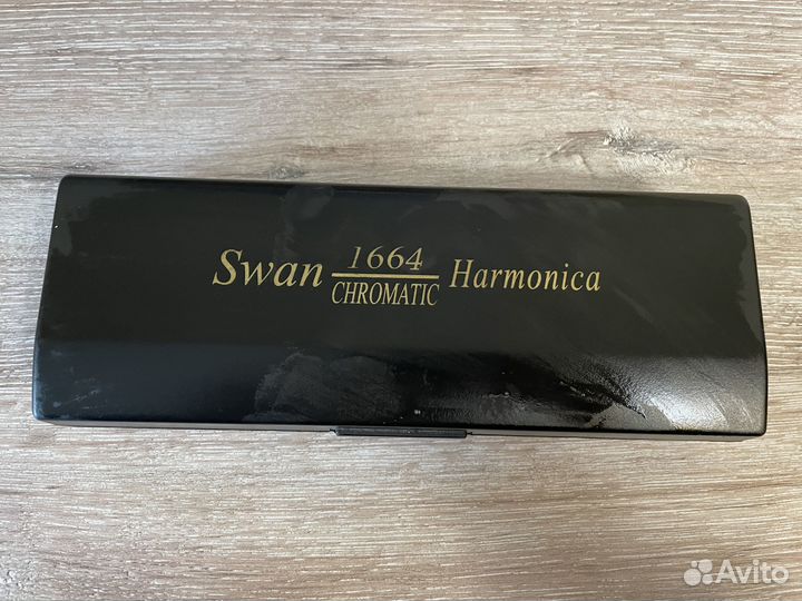 Хроматическая губная гармоника swan 1664