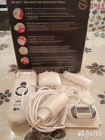Электро эпилятор Braun новый в полном комплекте