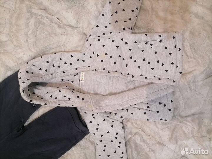 Детская одежда для девочек 74 80 пакетом