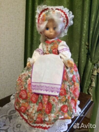 Кукла-грелка СССР на чайник/самовар