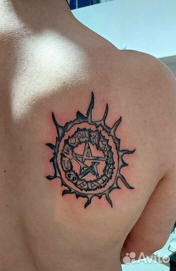 Татуировки в студии, и с выездом на дом