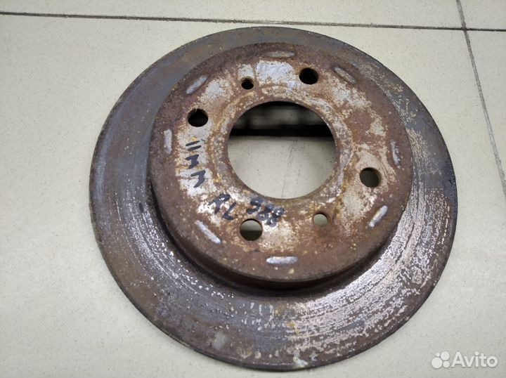 Диск тормозной задний Almera N16 2000-2006