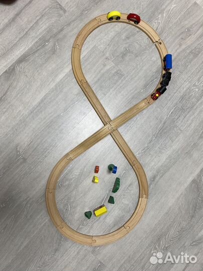 Железная дорога деревянная