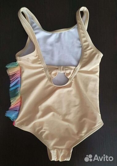 Купальник для девочки, слитный, на 2-3 года