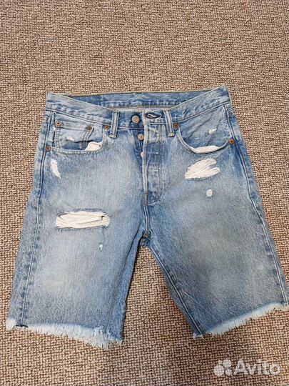 Джинсовые шорты levis