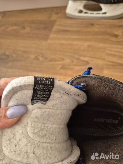 Коньки хоккейные детские bauer