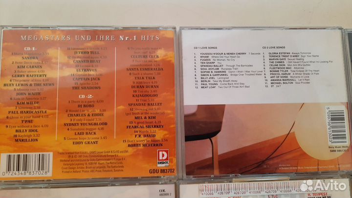 Музыкальные CD диски из Европы ч.2