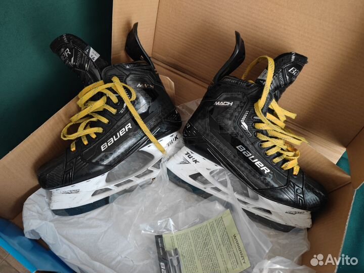 Хоккейные коньки bauer mach 9,5 Fit 1