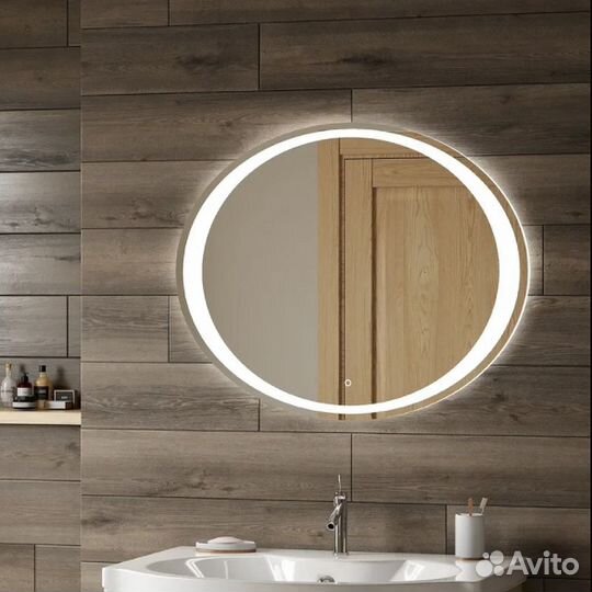 Зеркало Art&Max am-pes-900-700-ds-f Белое