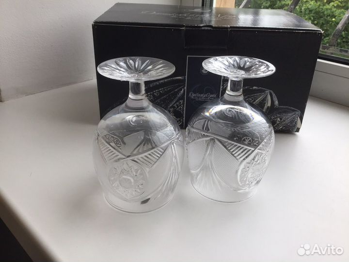 Бокалы для коньяка Гусь Хрустальный «Азалия