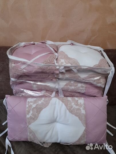 Бортики в кроватку и коса