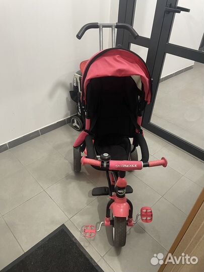 Велосипед коляска с ручкой