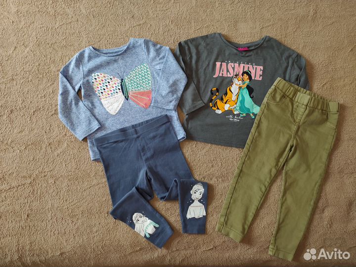 Пакет фирменной одежды для девочки 92-98 см Zara