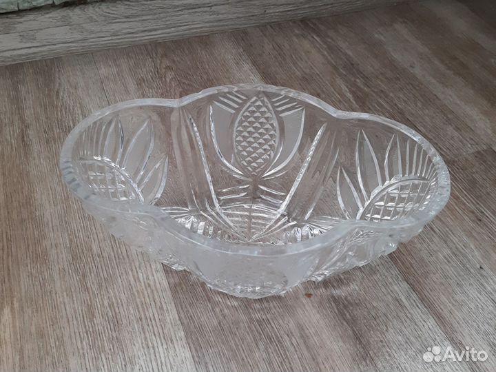 Салатники вазы хрусталь СССР новые