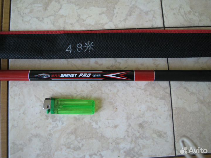 Удочка сверхлегкий карбон 148 гр длина 5,4м