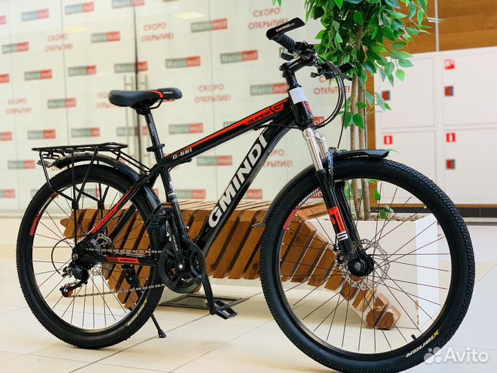 Велосипед новый с багажником 27,5