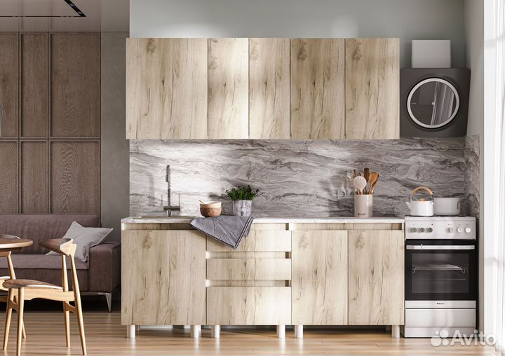 Кухня новая Норд 2м