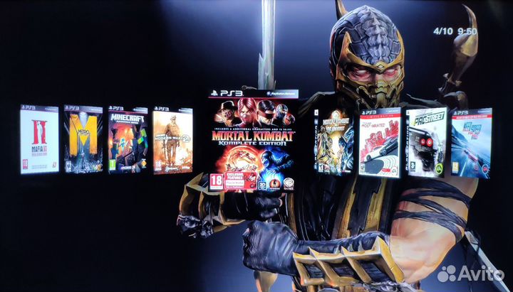 Sony PS3 SuperSlim 500gb/Прошита/HEN/45 Игр