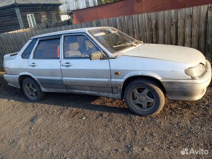 ВАЗ 2115 Samara 1.5 МТ, 2002, битый, 555 555 км
