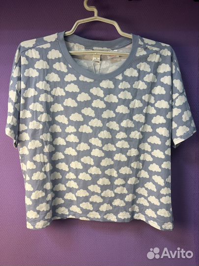 Monki Комплект футболка+шорты из орг хлопка M