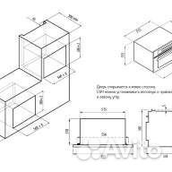 Свч - печь krona riflesso 60 BL