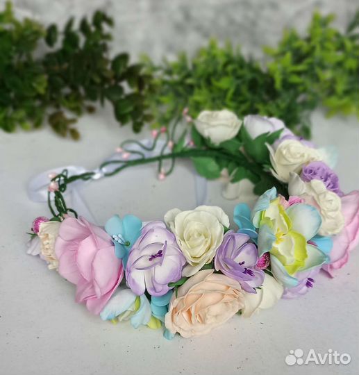Ободки - венки из цветов на голову