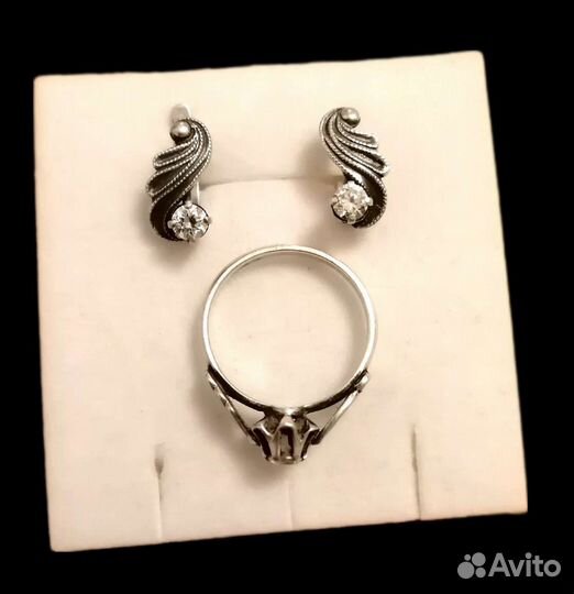 Набор серебряных украшений СССР