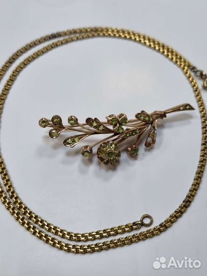 Золотые украшения, 19 века. стиле модерн