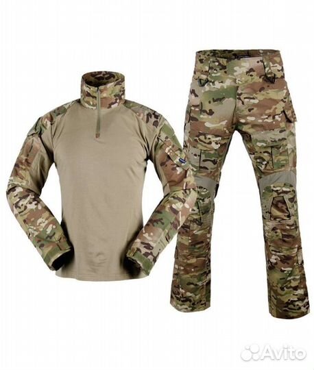 Тактический боевой костюм тефлон мох