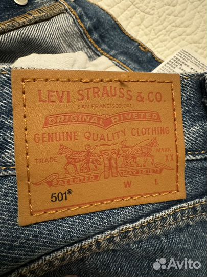 Женские джинсы levis 501 оригинал