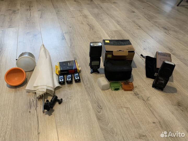 Вспышка nikon sb 910 + комплект