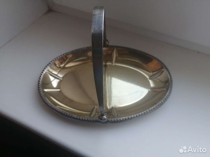 Конфетница мельхиор СССР