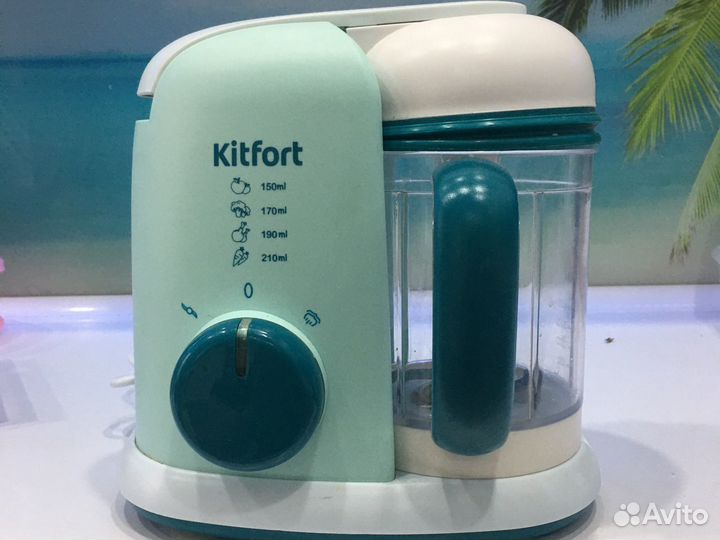 Пароварка блендер kitfort