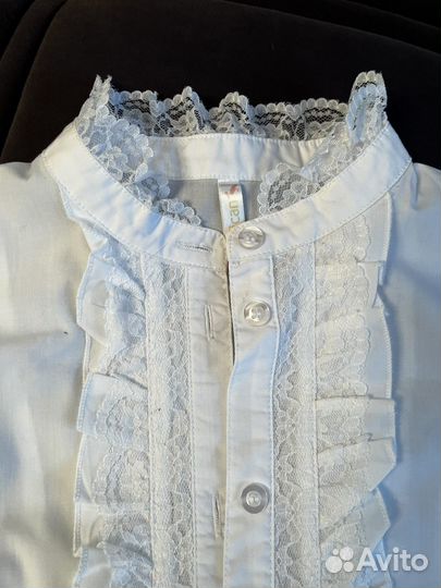 Школьные блузки на девочку (146)