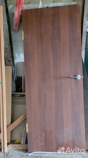 Дверь входная деревянная бу с коробкой
