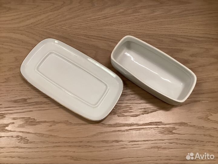 Масленка Райские птицы фарфор Япония