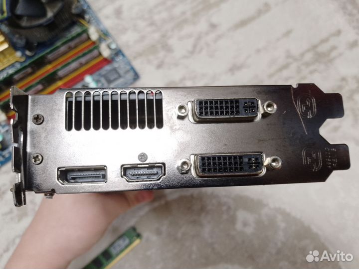 Плата с процессором и озу, видиокарта